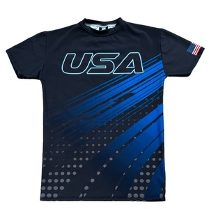 Addix Women's USA Short Sleeve Ultra‎ Performance Shirt Sz. M NWOT